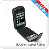 iSAglove Leather Series for Apple iPhone, iPhone3G and iPhone 3GS