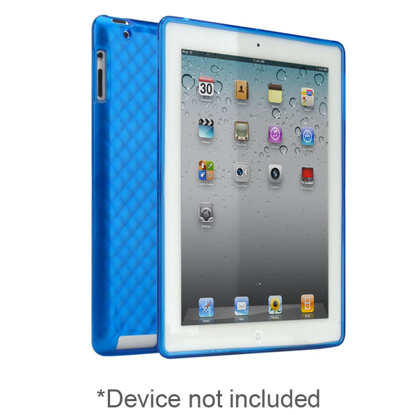 zCover gloveOne HealthCare Grade TPU Case for Apple iPad 2, BLUE Pattern