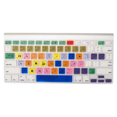APKNBS Program Keyboard Skins fits MacBook-2007/Al Wireless KB, PhotoShop