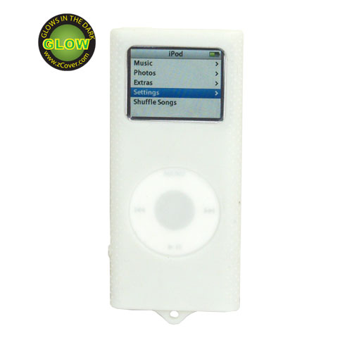 iSA micro2 Original fits iPod nano 2nd Gen - GLOW-IN-DARK WHITE