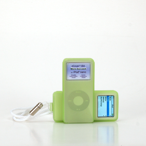 iSA micro DUO PACK for iPod nano - Original Green