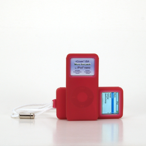 iSA micro DUO PACK for iPod nano - Original Red