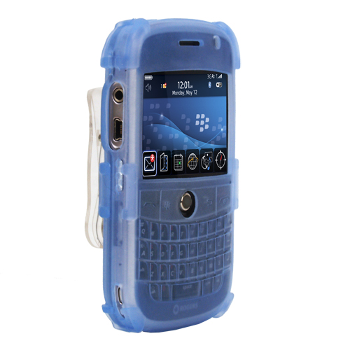Silicone Carrying Case fits Blackberry Bold, Blue