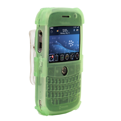 Silicone Carrying Case fits Blackberry Bold, Green