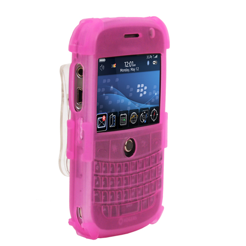 Silicone Carrying Case fits Blackberry Bold, Pink