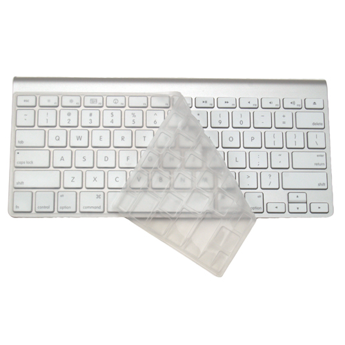 APKNBN Keyboard Skins fits Apple Aluminum Wireless KB, ICE CLEAR