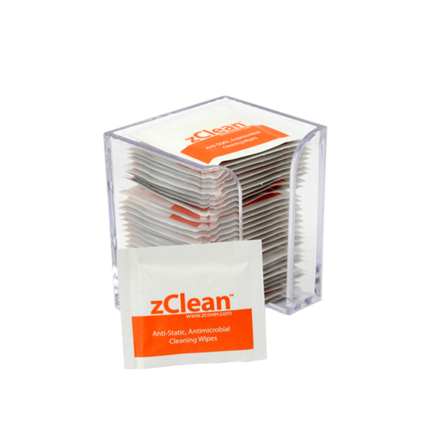 zClean FDA CE FCC RoHS Certified Cleaning Wet Wipes Value Combo, 30 Pieces w/ Bonus Dispenser
