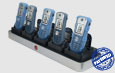 Multi-Phone Charger Set on 5-Bay rack