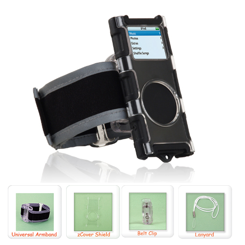 zCover iSA micro2 shield 3 combinations all in one pack; BLACK
