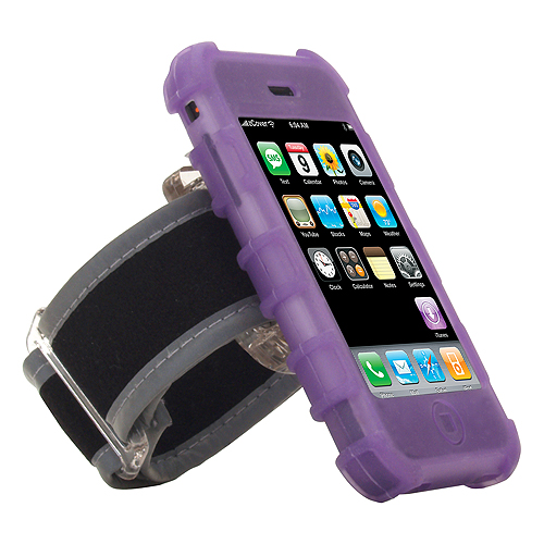 Outdoor pack fits Apple iPhone; Purple