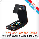 iPod touch 1st, 2nd &3rd Gen Leather Case