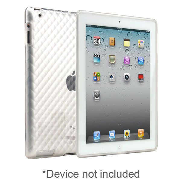 zCover gloveOne HealthCare Grade TPU Case for Apple iPad 2, CLEAR Pattern