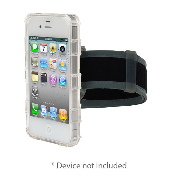 gloveOne Soft Crystal case fits iPhone 4S, Armband Case Pack, CRYSTAL CLEAR
