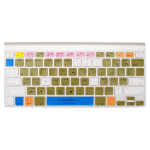 Program Keyboard Skins fits MacBook/Al Wireless KB, Dreamweaver
