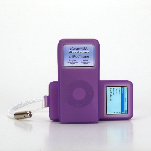 iSA micro DUO PACK for iPod nano - Original Purple