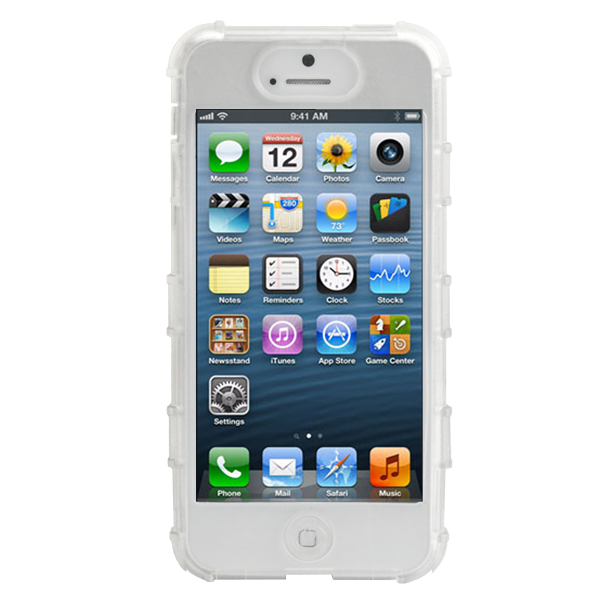 GloveOne iPhone 5 MacWorld Award Winner Design HealthCare Grade TPU Case, Dockable, CLEAR