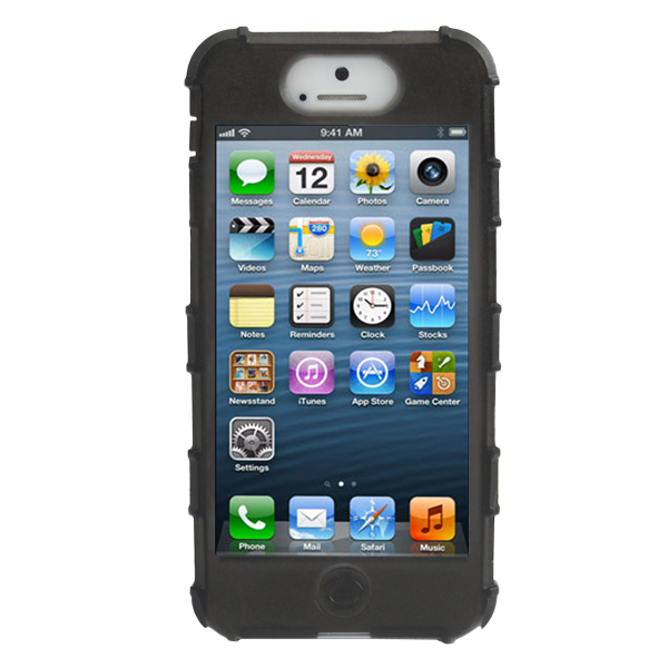 GloveOne iPhone 5 MacWorld Award Winner Design HealthCare Grade TPU Case, Dockable, GREY