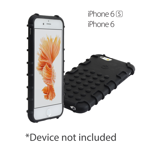 zCover gloveOne Ruggedized HealthCare Grade Silicone Case ONLY fits Apple iPhone 6/6S, BLACK