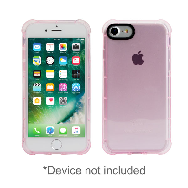 zCover gloveOne Transparent Ruggedized TPU Case ONLY fits Apple iPhone 7, PINK