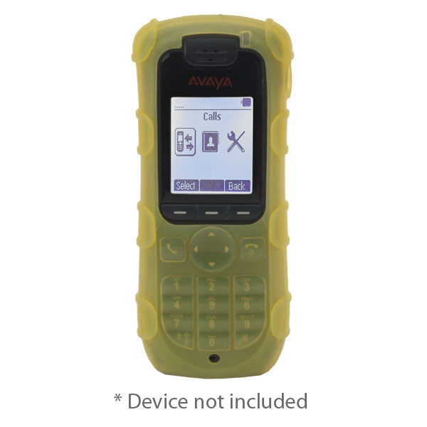 zCover Dock-in-Case Ruggedized HealthCare Grade Silicone Case ONLY fits Ascom d41 & Avaya 3720/3725 Handset, YELLOW