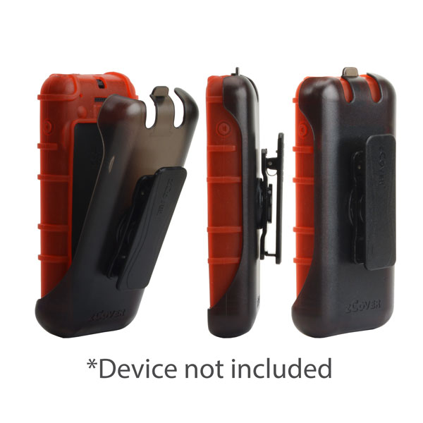 zCover Dock-in-Case Ruggedized HealthCare Grade Back Open Silicone Case w/Fixed Low Profile Clip Holster,  fits Cisco 8821/8821-EX Unified Wireless IP Phone, RED