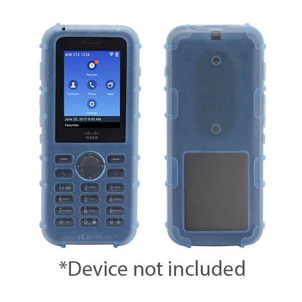 zCover Dock-in-Case Ruggedized HealthCare Grade Silicone Case (ONLY) fits Cisco 8821/8821-EX Unified Wireless IP Phone, BLUE