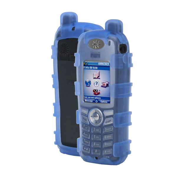 zCover Dock-in-Case Ruggedized HealthCare Grade Back Open Silicone Case w/Tech-Lanyard fits Cisco 7921G Wireless IP Phone, BLUE
