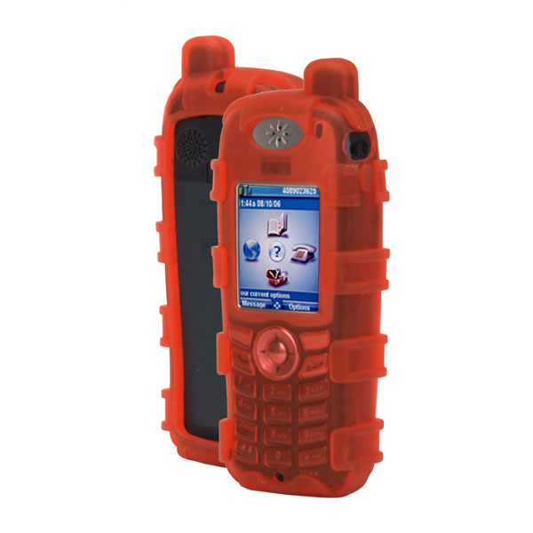 zCover Dock-in-Case Ruggedized HealthCare Grade Back Open Silicone Case w/Tech-Lanyard fits Cisco 7921G Wireless IP Phone, RED