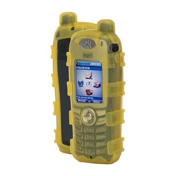 zCover Dock-in-Case Ruggedized HealthCare Grade Back Open Silicone Case w/Tech-Lanyard fits Cisco 7921G Wireless IP Phone, YELLOW
