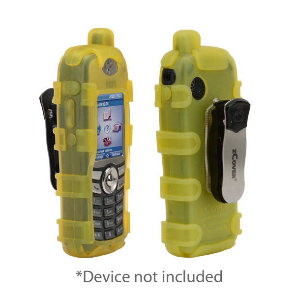 zCover Dock-in-Case Ruggedized Keypad Open HealthCare Grade Silicone Case w/Universal Metal Belt Clip fits Cisco 7921G Wireless IP Phone, YELLOW  [Replacement of CI921PYL]