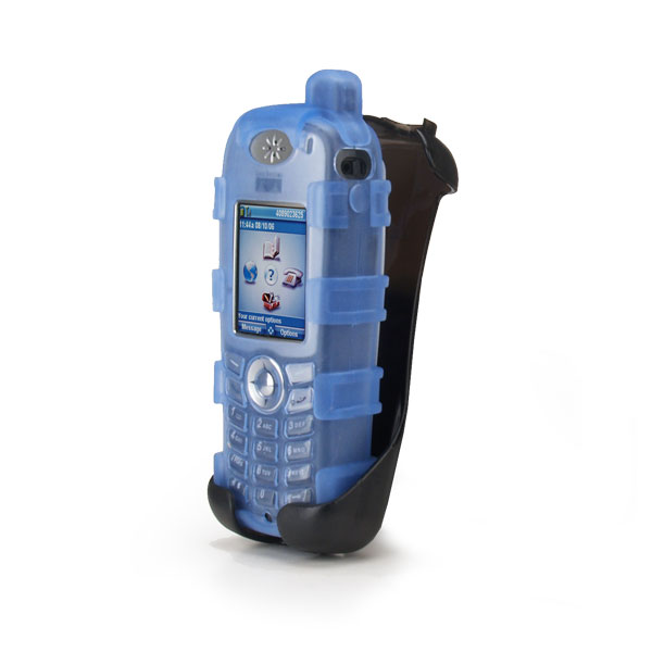 zCover Dock-in-Case Ruggedized Back Open HealthCare Grade Silicone Case w/ Universal Clip Holster fits Cisco 7921G Unified Wireless IP Phone, BLUE