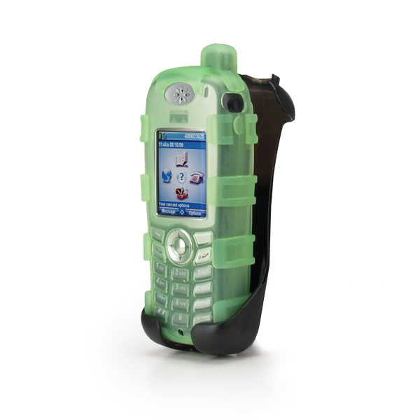 zCover Dock-in-Case Ruggedized Back Open HealthCare Grade Silicone Case w/ Universal Clip Holster fits Cisco 7921G Unified Wireless IP Phone, GREEN