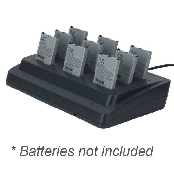 zDock CI925ZDB zAdapter Battery Charger to Charge upto 9 Batteries Simultaneously for Cisco 7925G/7925G-EX