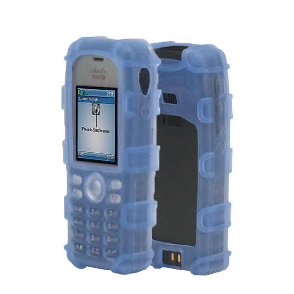 Ruggedized Back Open Healthcare Grade Silicone Case ONLY fits Cisco 7926G Unified Wireless IP Phone, Dock-in-Case, BLUE