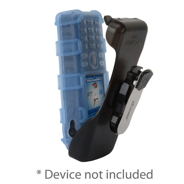 Ruggedized Back Open Healthcare Grade Silicone Case w/Universal Holster Metal Clip fits Cisco 7926G Unified Wireless IP Phone,Dock-in-Case, CI926BRL replacement, BLUE