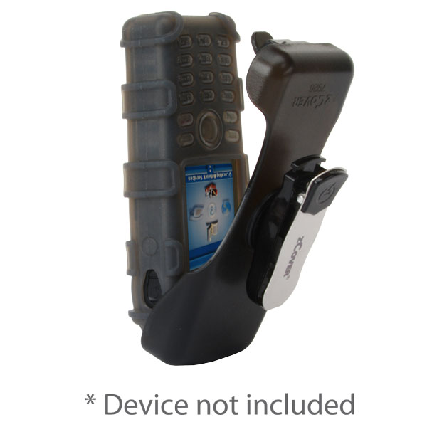 Ruggedized Back Open Healthcare Grade Silicone Case w/Universal Holster Metal Clip fits Cisco 7926G Unified Wireless IP Phone,Dock-in-Case, CI926BRR replacement, GREY