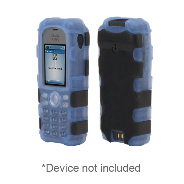 zCover Dock-in-Case Ruggedized Back Open HealthCare Grade Silicone Case w/Back Clamshell fits Cisco 7926G Unified Wireless IP Phone, BLUE