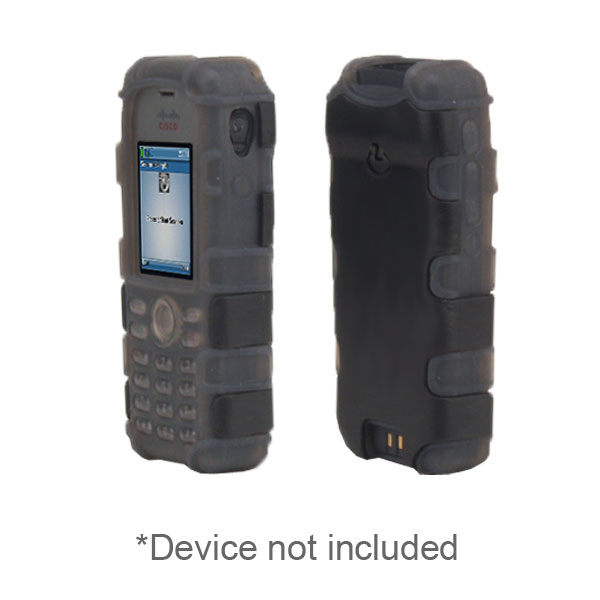 zCover Dock-in-Case Ruggedized Back Open HealthCare Grade Silicone Case w/Back Clamshell fits Cisco 7926G Unified Wireless IP Phone, GREY