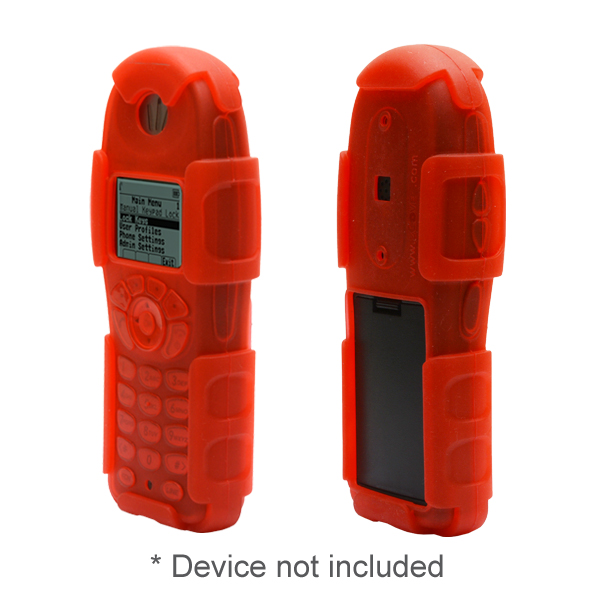 Rugg Silicone Case ONLY fits Spectralink 8030, Nortel WLAN 6140, Avaya 3645/6140 & Alcatel 610, RED
