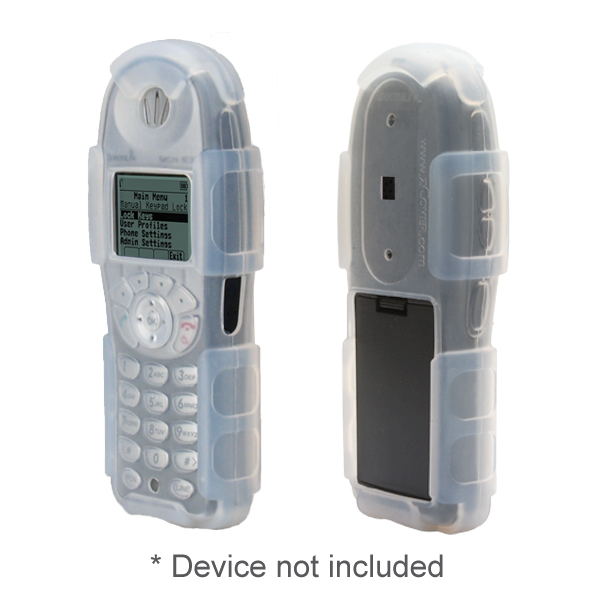 Rugg Silicone Case ONLY fits Spectralink 8030, Nortel WLAN 6140, Avaya 3645/6140 & Alcatel 610, CLEAR