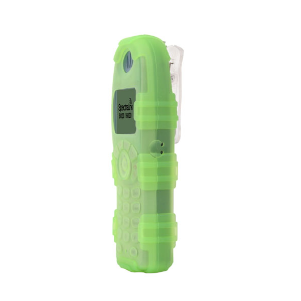 Rugg Healthcare Grade Back Open Silicone Case fits Spectralink 8020/6020, Avaya 3641/6120, Nortel WLAN 6120 & Alcatel 310 Wireless IP Phone w/Fixed Low Profile Belt Clip, GREEN