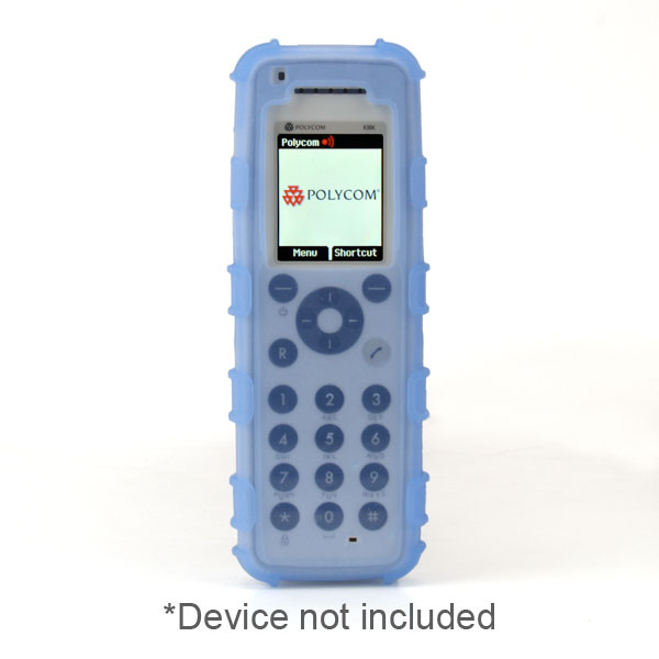 Ruggedized Healthcare Grade Silicone Case (ONLY) fits Spectralink 7740/7720 (Polycom Kirk 7040/7020) DECT Handset, BLUE