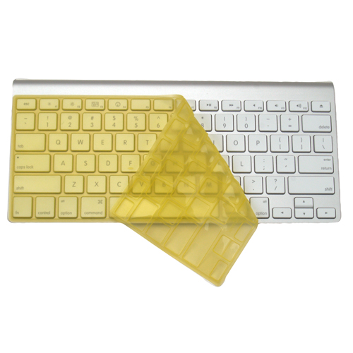 Keyboard Skins fits Apple Aluminum Wireless KB, YELLOW