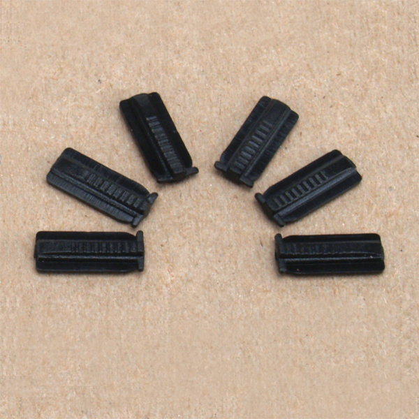 Universal Accessory - Universal Clip, LOCK SWITCH, 6 PCS REPLACEMENT PACK, BLACK