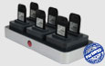 Multi-Battery Charger Set w/4 LED charging status on 3-Bay rack