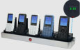 Multi-Phone Charger Set on 5-Bay rack