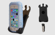 Back Open Ruggedized Healthcare Grade Silicone Case w/metal clip holster
