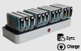 zDock® Unified Data-Power Dock Rack, 16 port USB 2.0 Data and Power HUB, w/Adapter