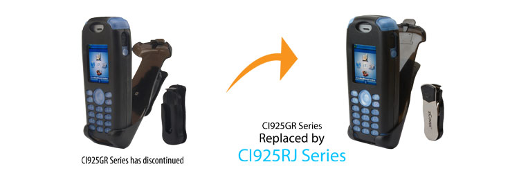 zCover Dock-in-Case® CI925O Shield Set with ruggedized SOFT inner case + HARD CLAMSHELL outer layer and Metal Clip Holster, fits Cisco 7925G/7925G-EX Unified Wireless IP Phone