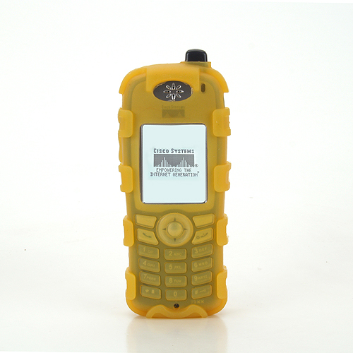 zCover gloveOne Tough CIPHB fits Cisco wireless IP phone 7921, Tough YELLOW